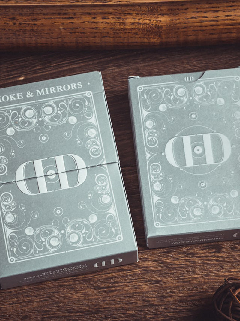 Smoke and Mirrors V8 Silver 2 Deck Set