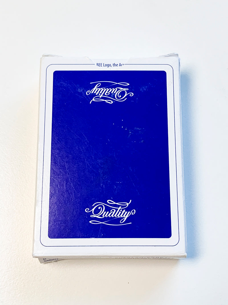 Bee Standard Cardistry Blue (opened)