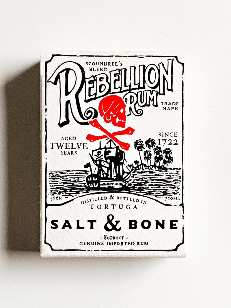 Rebellion Rum Salt and Bone (opened)