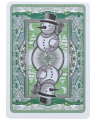 Bicycle Snowman Green