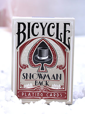 Bicycle Snowman Red