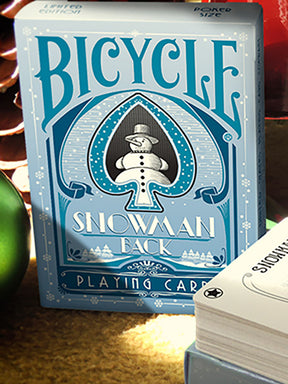 Bicycle Snowman Blue