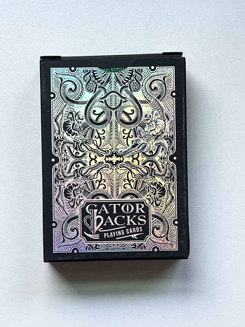 Bicycle Holographic Gatorbacks (opened)