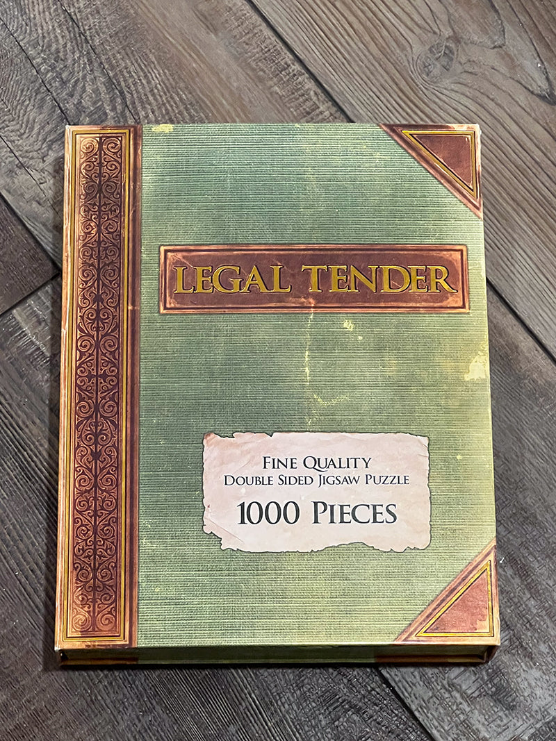 Legal Tender Jigsaw Puzzle (prototype)