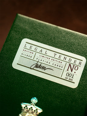 Legal Tender Holographic Gilded Book Box