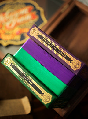 Charmers 2 Deck Gilded Set (Green and Purple Gilded) 1 of 100