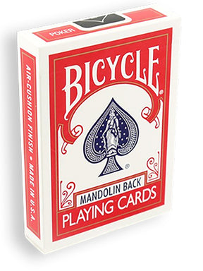 Bicycle Mandolin Back Red