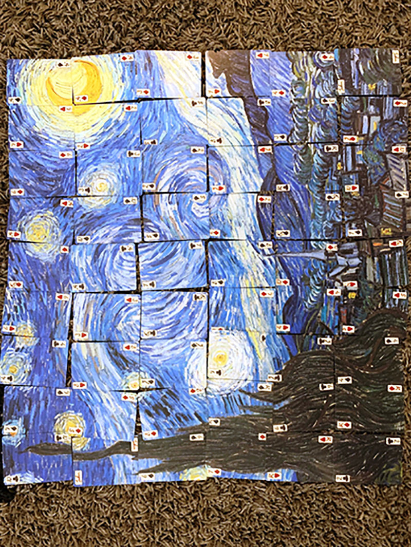 Vincent van Gogh The Starry Night Gold Gilded