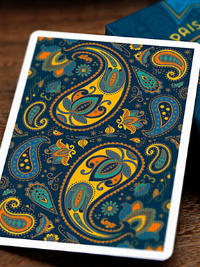 Paisley Poker Blue