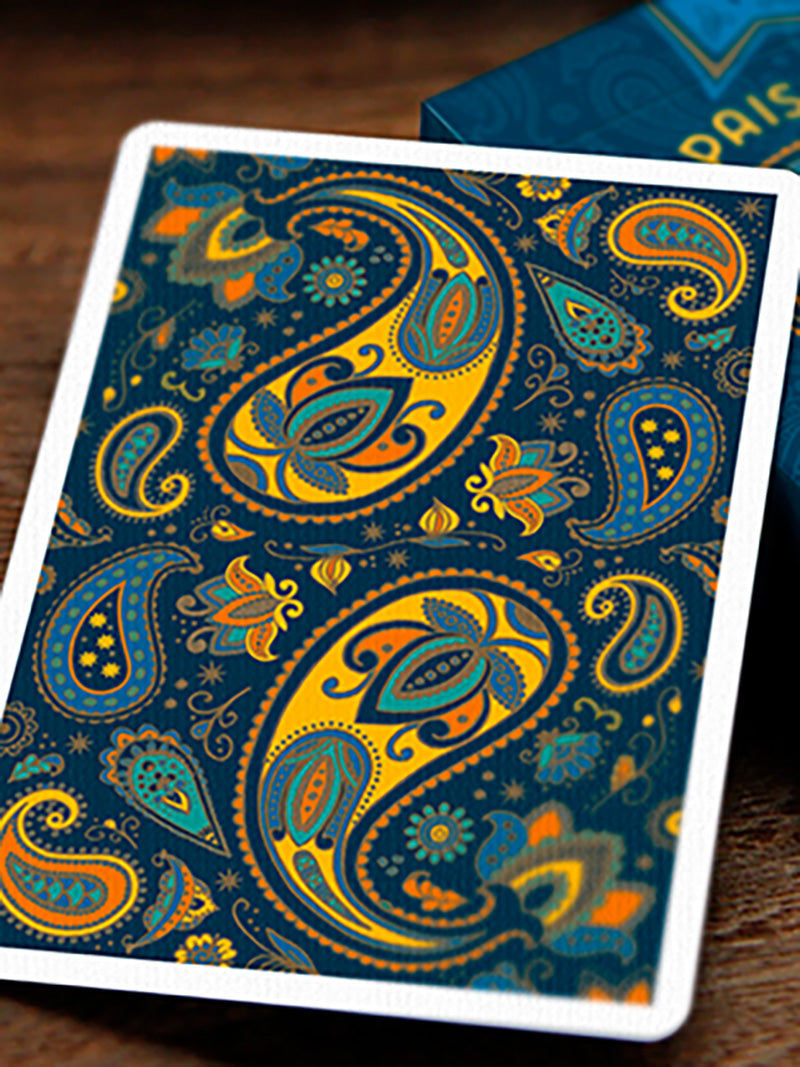 Paisley Poker Blue