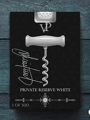 Vintage Label Private Reserve White 2 Deck Set (Gilded) (Signed)