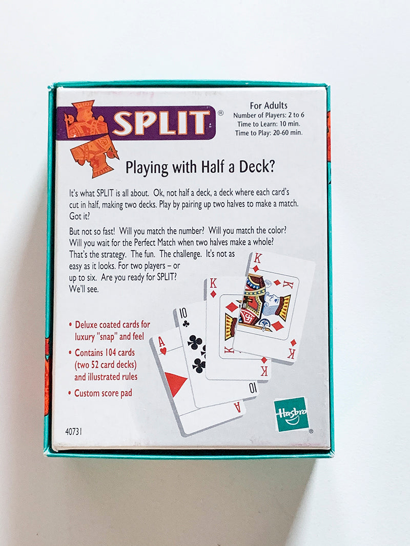 Split Card Game (opened)