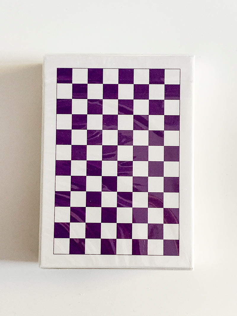 Checkerboard Purple (minor tuck damage)