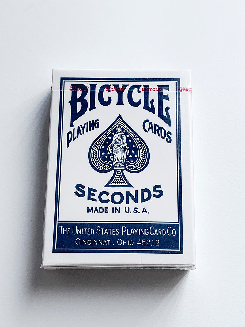 Bicycle Seconds Blue (minor tuck damage)(Ohio)