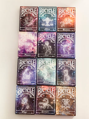 Bicycle Constellations 12 Deck Set (opened)