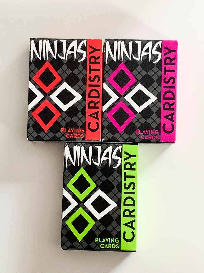 Cardistry Ninjas 3 Deck Set (opened)