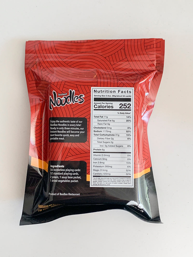 Instant Noodles Red Gilded 1 of 300 (opened)