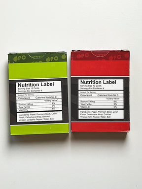 Gettin' Saucy/Spicy 2 Deck Set (opened)