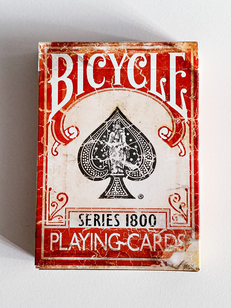 Bicycle Vintage Series 1800 Red (opened)