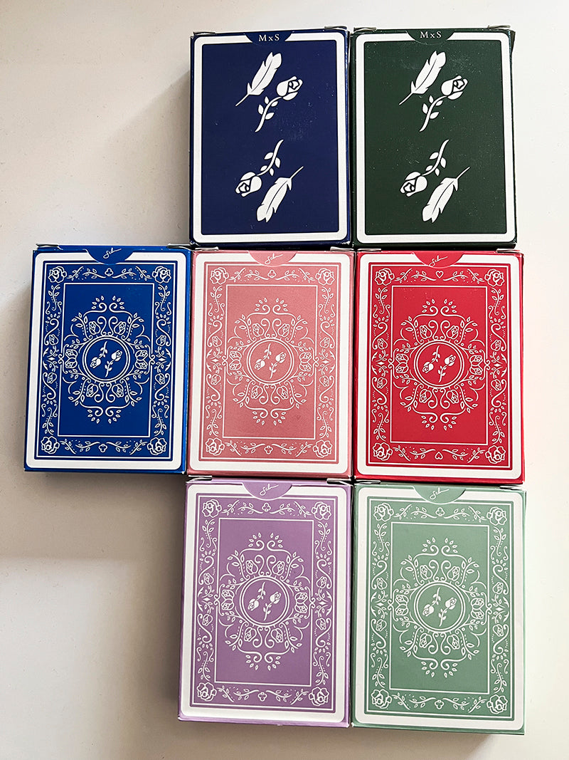 Black Roses 7 deck set (opened)