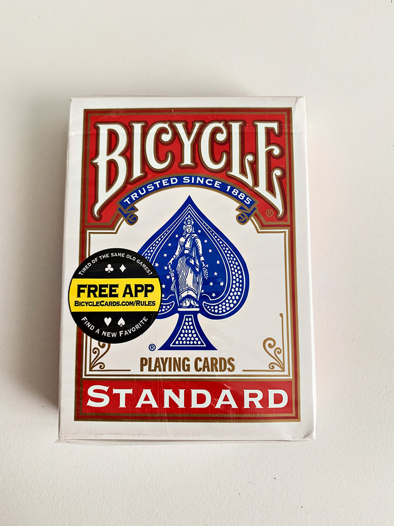 Standard Rider Back Red Gaff Deck (minor tuck damage)