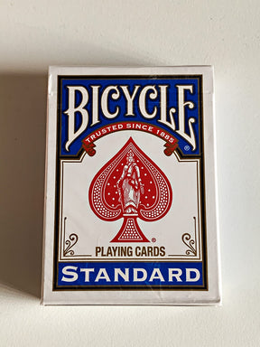 Standard Rider Back Blue Gaff Deck (minor tuck damage)