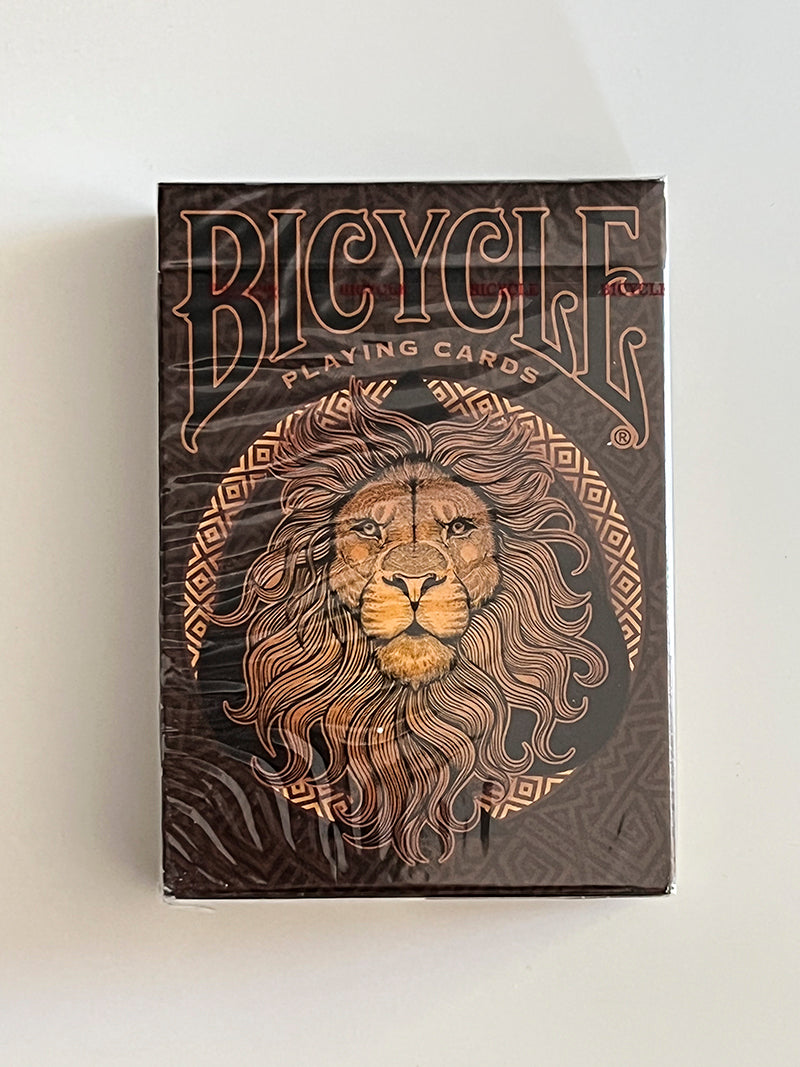 Bicycle Lion Deck (minor tuck damage)