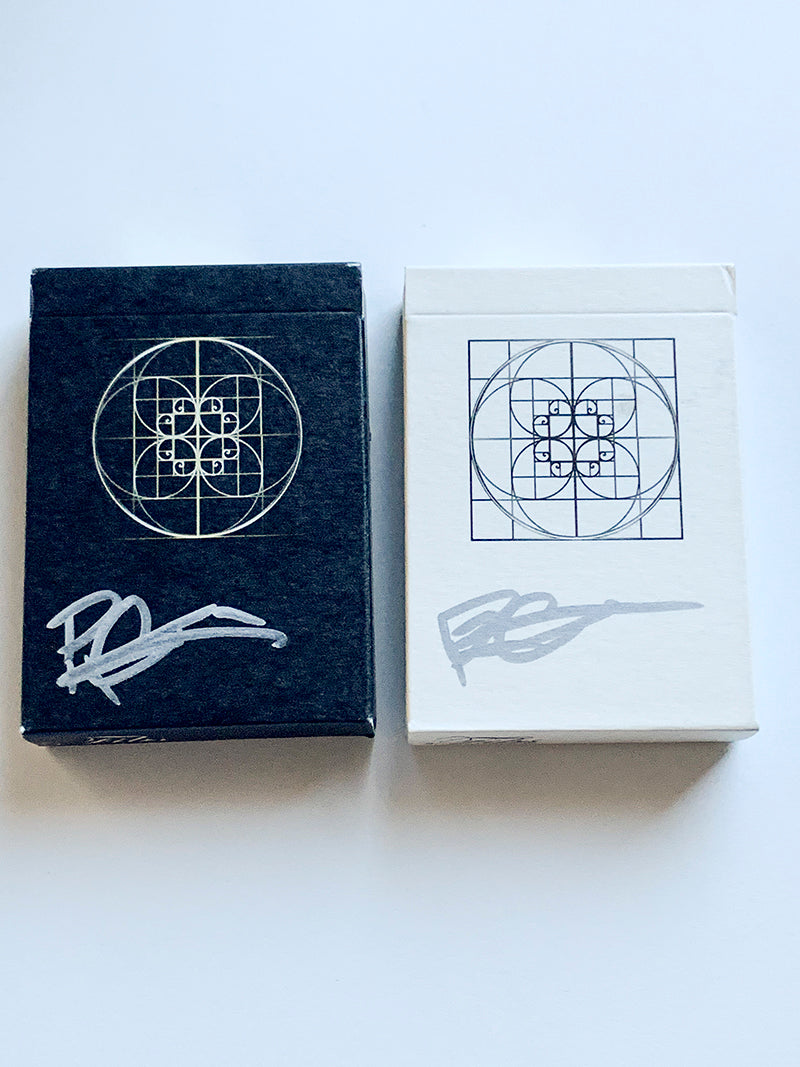 Fibs Kickstarter Edition 2 Deck Set Signed (minor tuck damage)