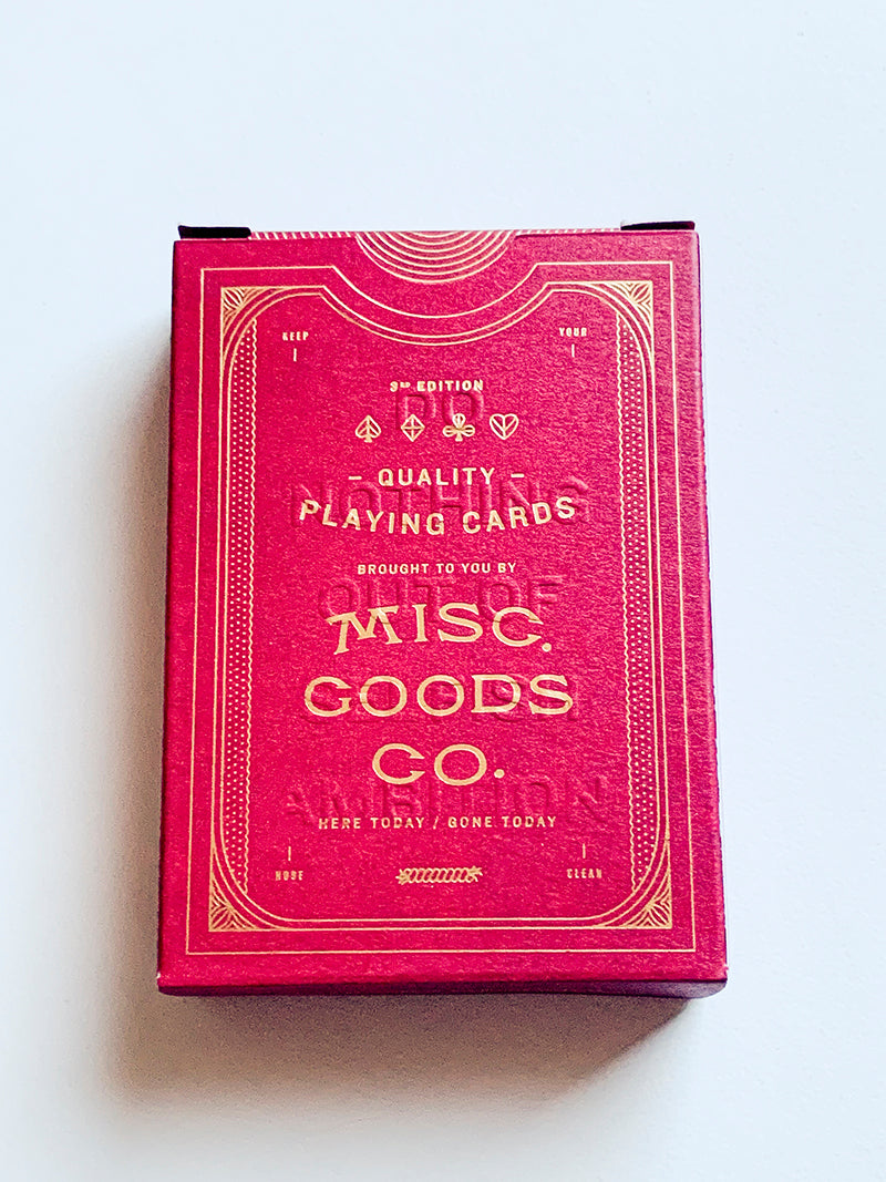 Misc Goods Co. Red (opened)