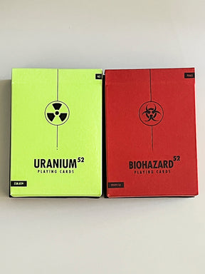 Uranium and Biohazard 2 Deck Set (opened)