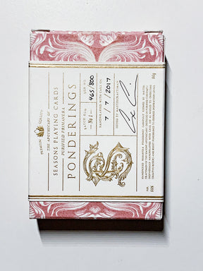 Apothecary Primavera Ponderings White Label Rose Gold Gilded (opened)