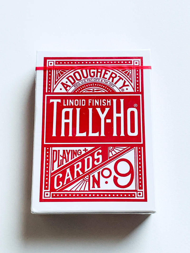 Tally Ho Original Fan Back Red (minor tuck damage)