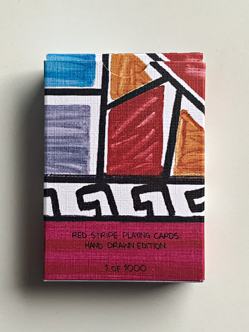 Red Stripe Hand Drawn Edition (opened)