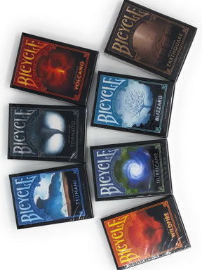Bicycle Natural Disasters 7 Deck Set (read description)