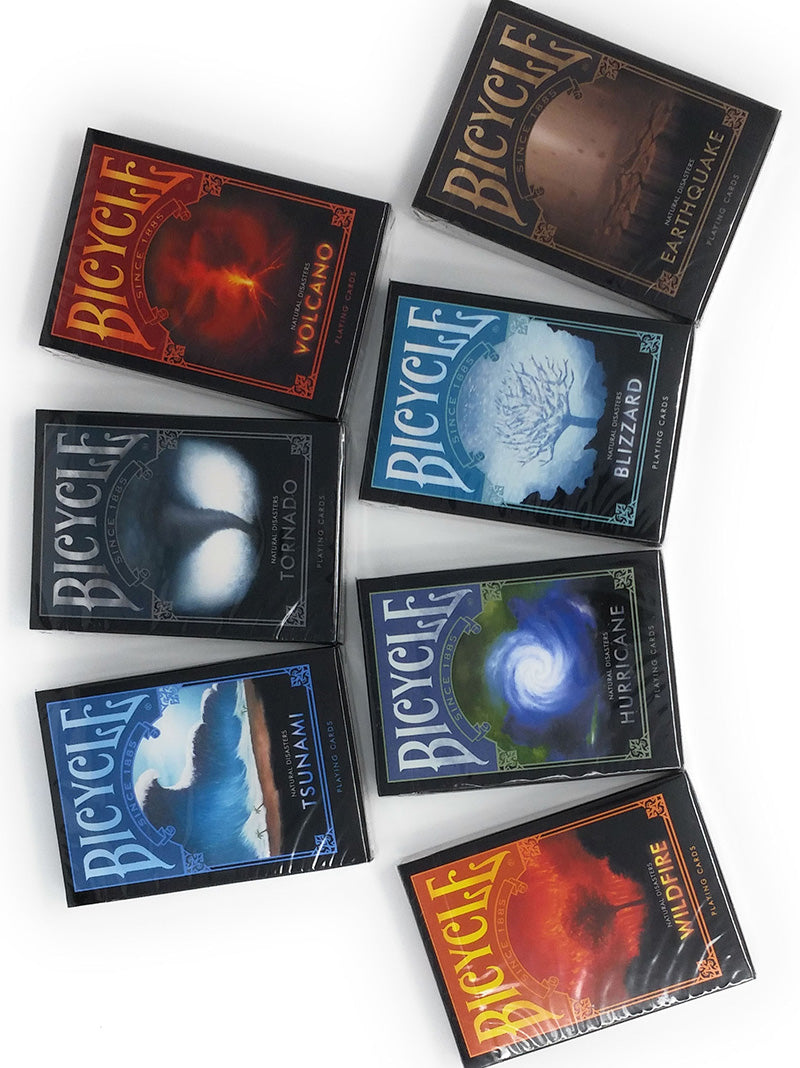 Bicycle Natural Disasters 7 Deck Set (read description)