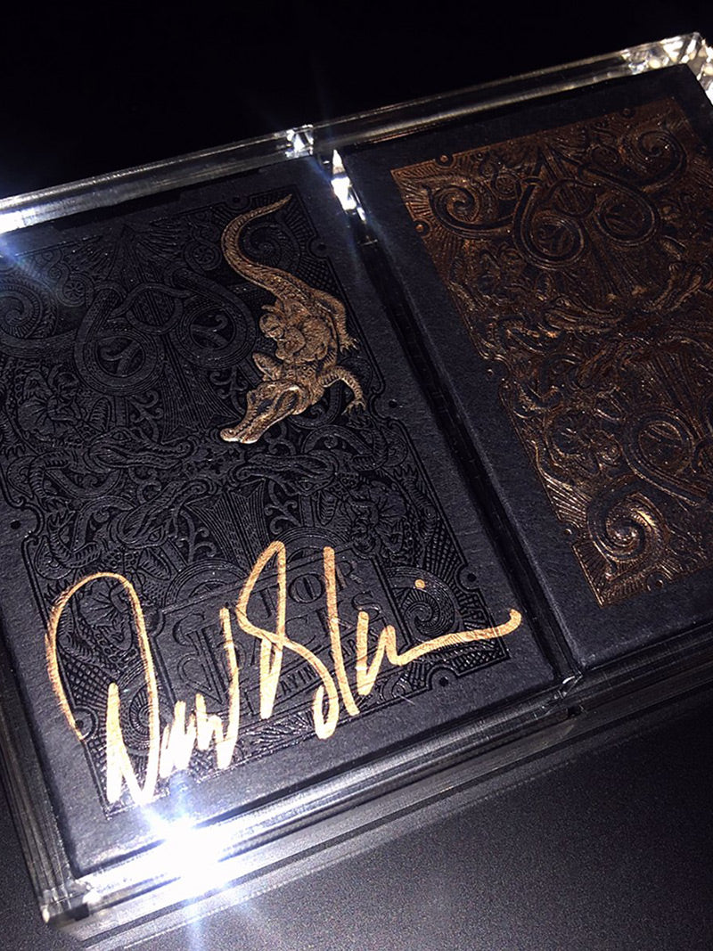 Gatorbacks Rose Gold Signed 2 deck set