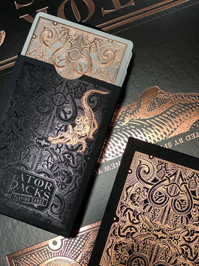 Gatorbacks Rose Gold Signed 2 deck set