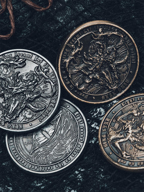 King Star Dragon and Demon 2 Coin Set