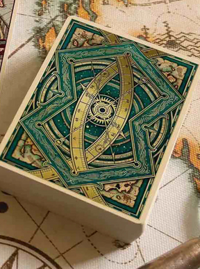 The Eye of the Ocean 6 Deck Gilded Set w Wooden Box