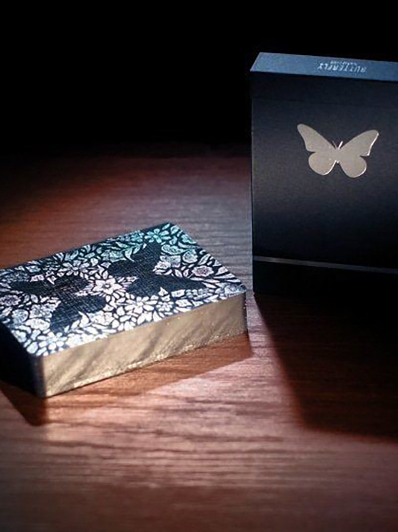 Butterfly Black and Silver Unmarked (Gilded)