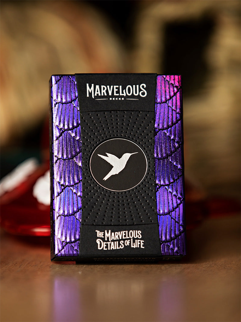 Hummingbird Feathers Purple