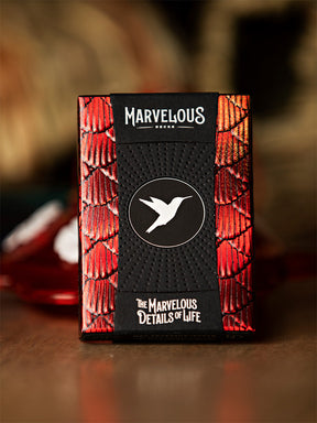 Hummingbird Feathers Red