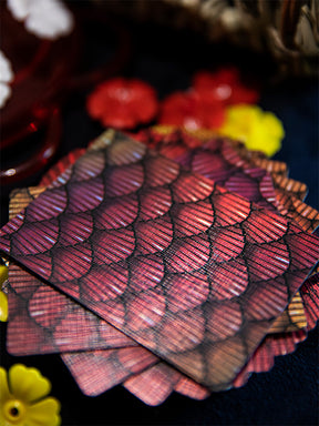 Hummingbird Feathers Red