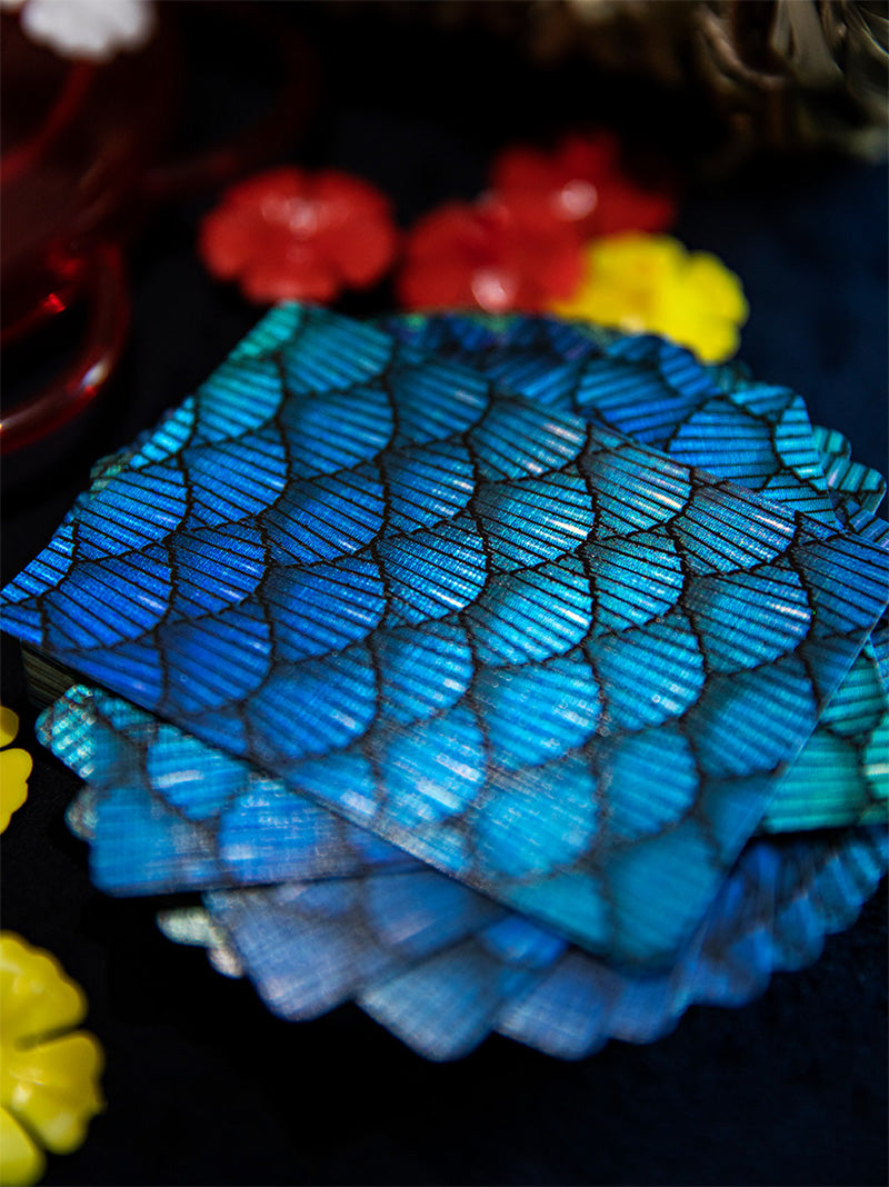 Hummingbird Feathers Teal