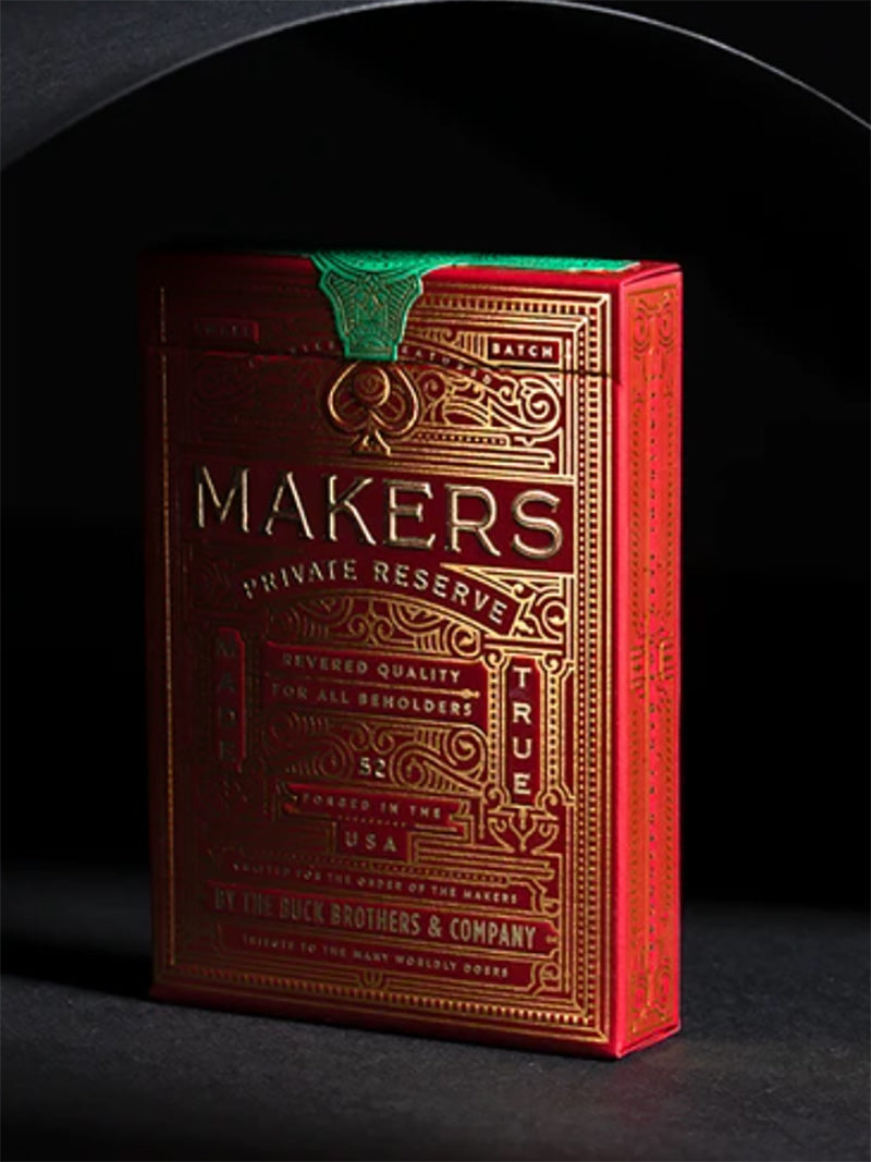 Makers Private Reserve 2 Deck Set w Case