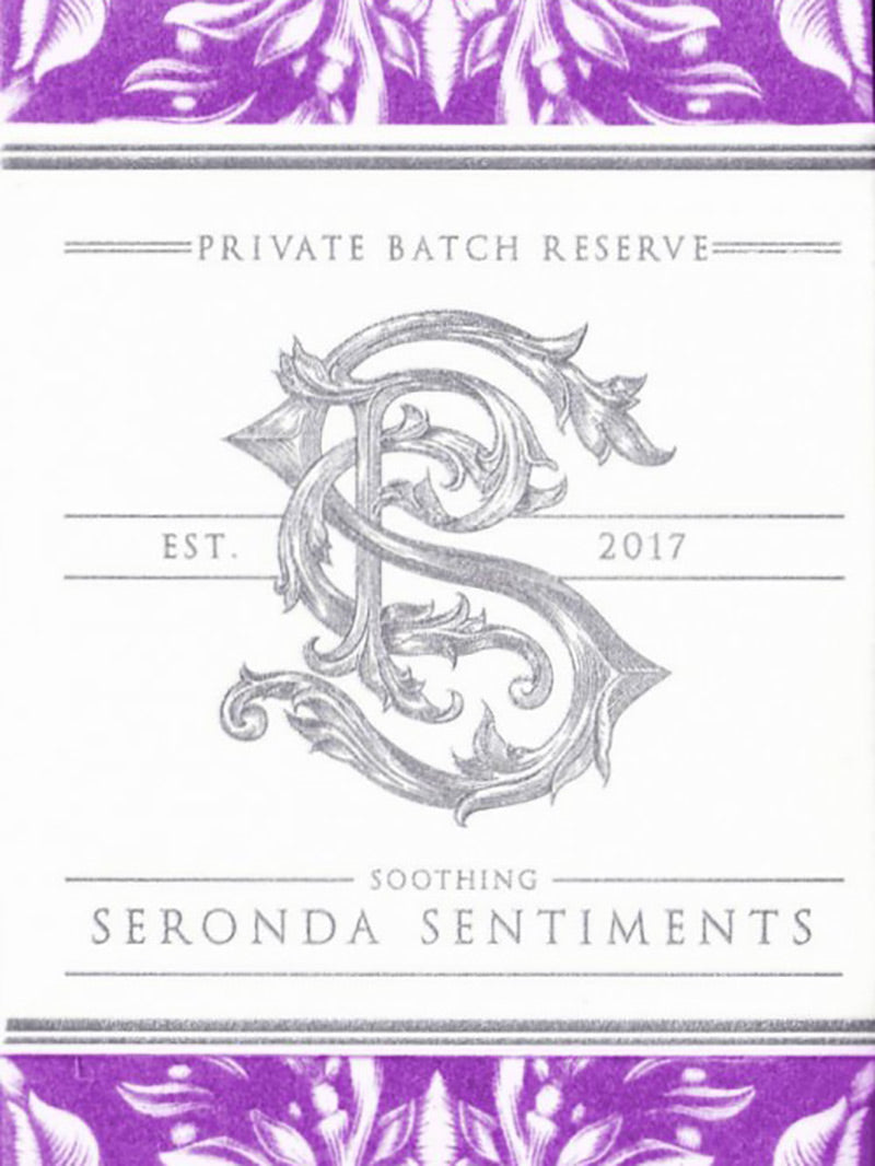 Apothecary Seronda Sentiments White Label Lavender Gilded